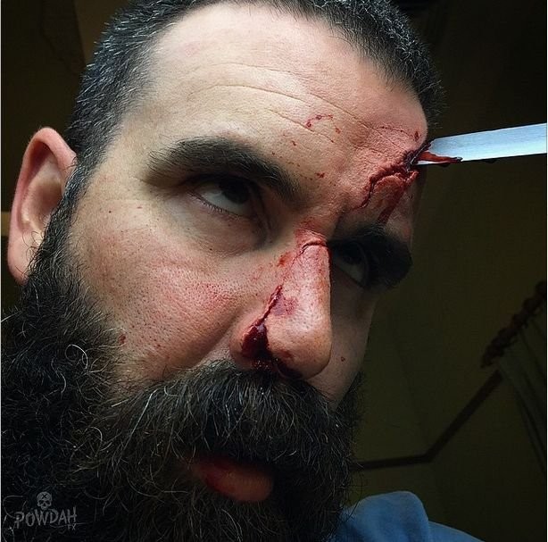 Жуткий грим от Марка Клэнси-9