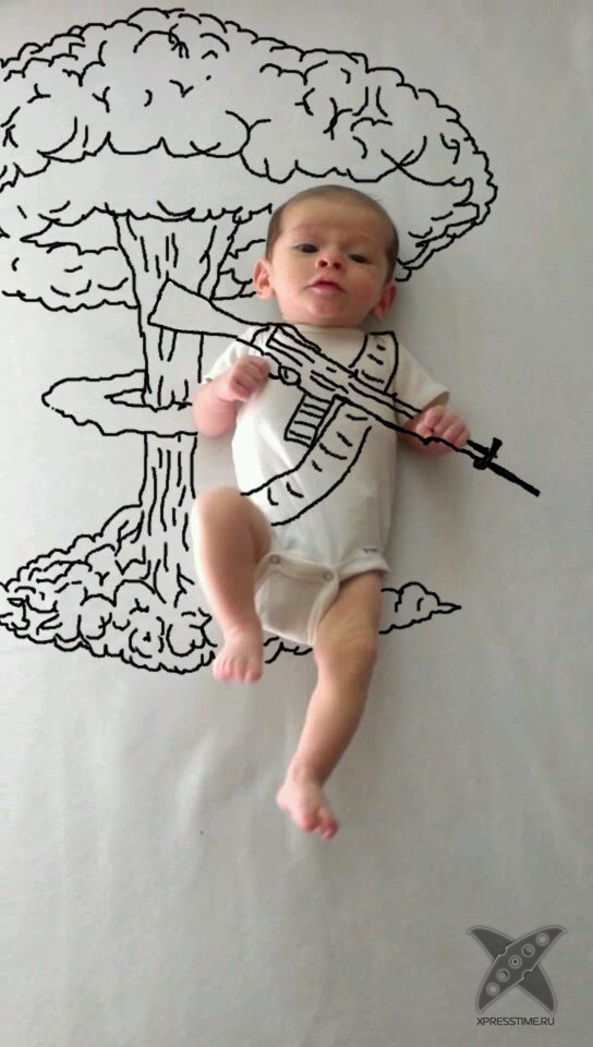 Отца оставили наедине с ребенком