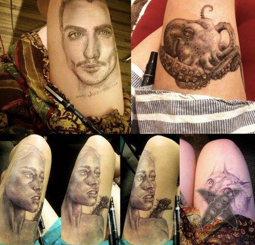 Необычные интересные татуировки