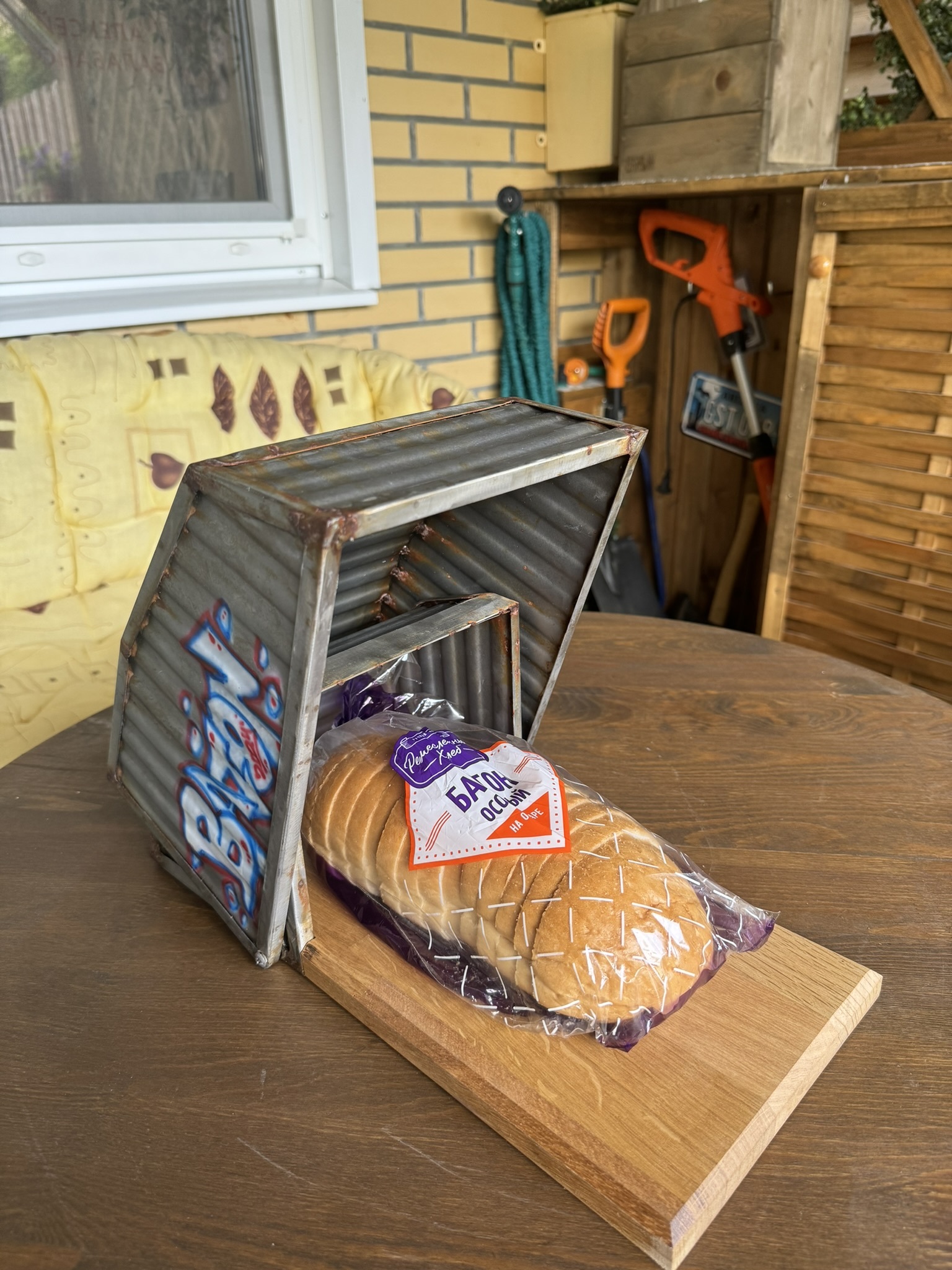 хлебница-гараж "Ракушка"