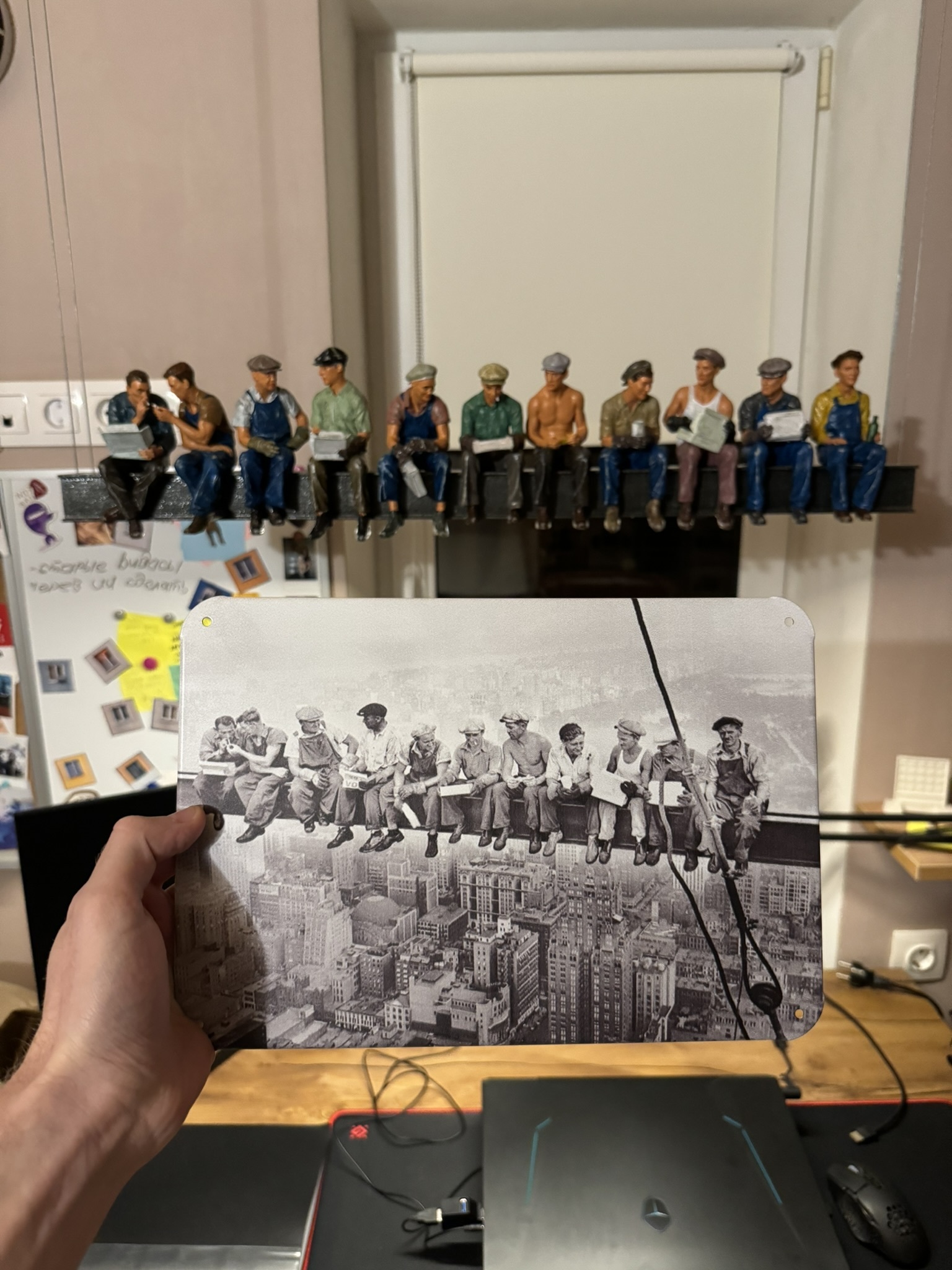 ночник "Обед на небоскребе"