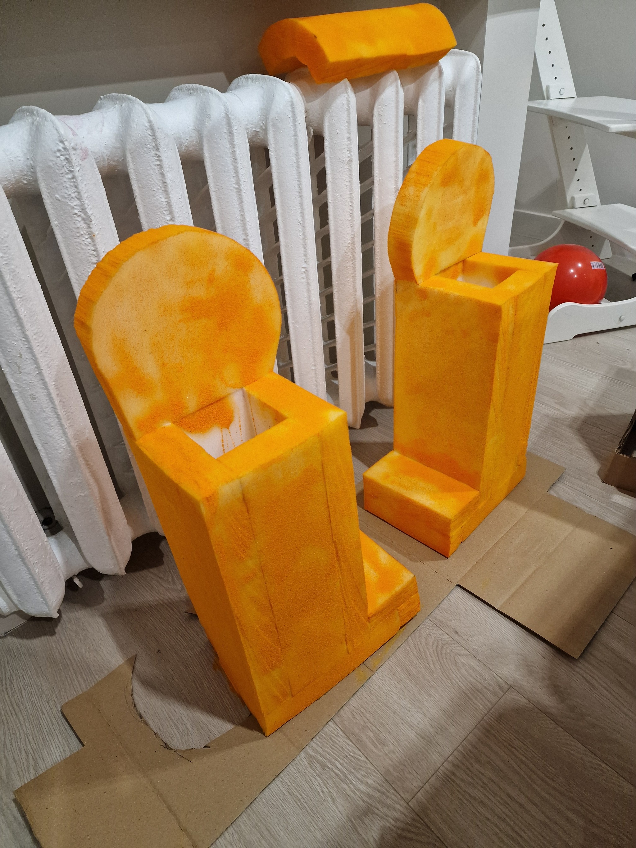 Ноги тоже с первого раза не получилось покрасить