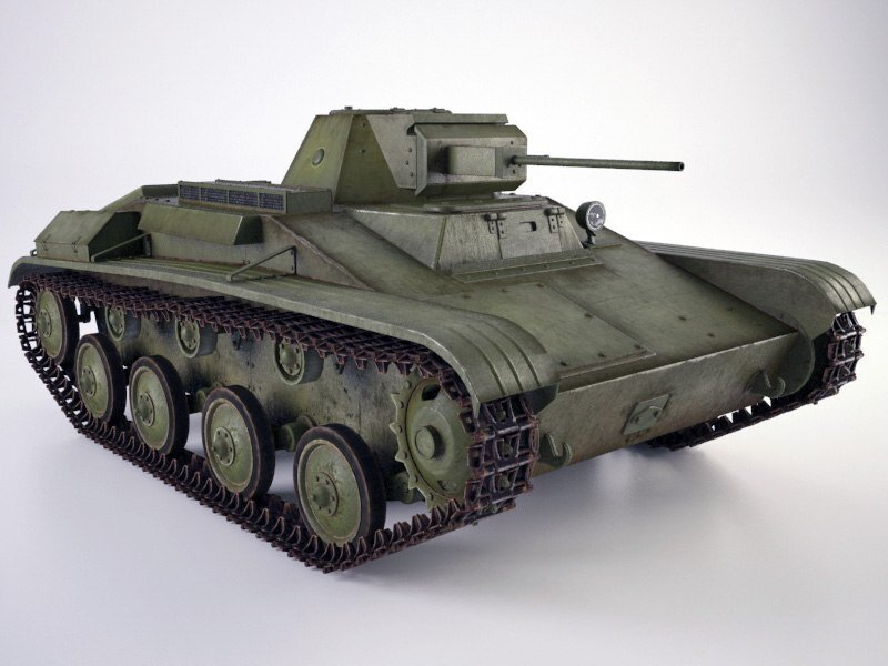 Легкий танк Т-60.