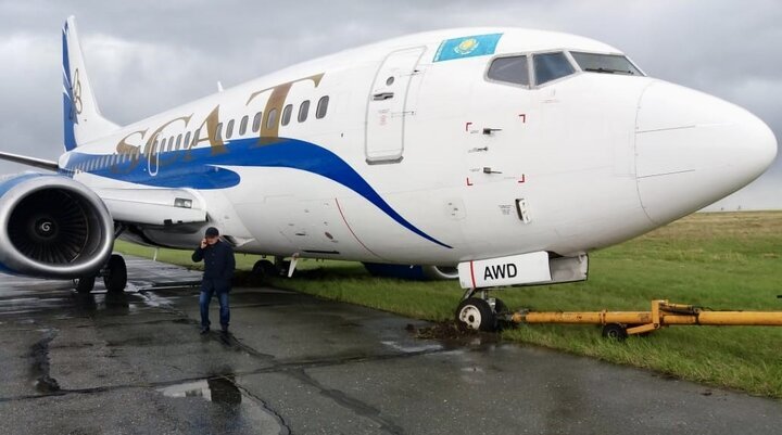 Пример выкатывания за пределы РД/ВПП