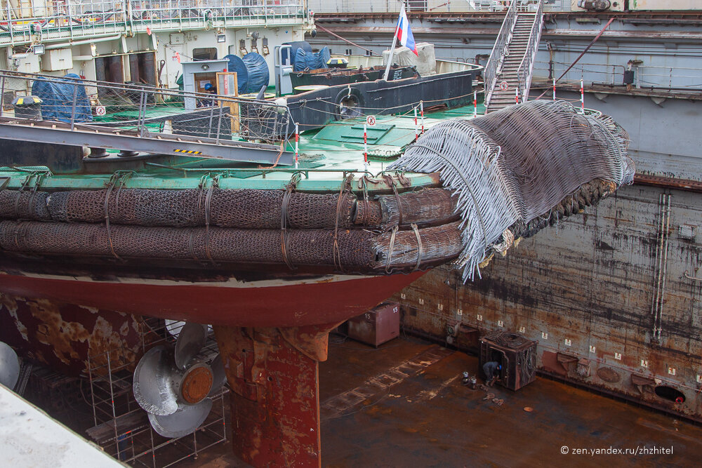 Корма атомного ледокола «Вайгач»