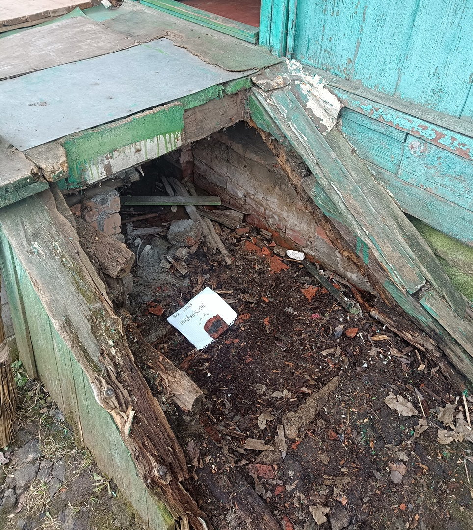 Вид крыльца "до"