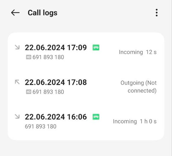 сначала были траблы со связью, ибо звонят они с IP телефонии а после держал их на линии час пока связь не вырубилась