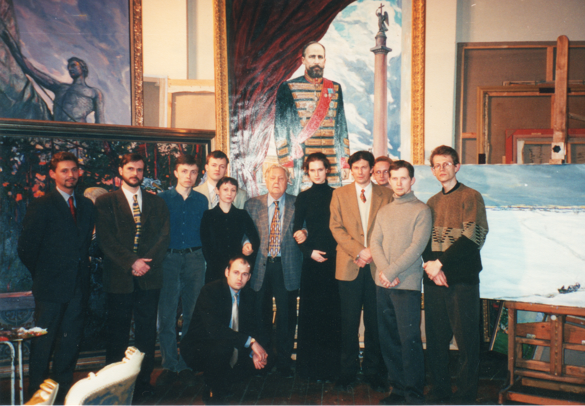 Традиционное собрание студентов в гостях у Ильи Сергеевича Глазунова