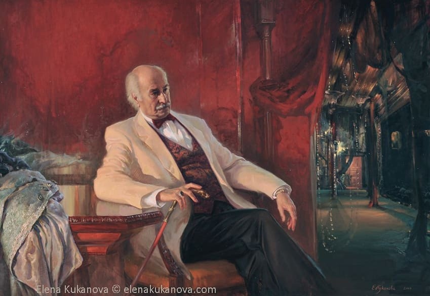 Портрет народного артиста Владимира Михайловича Зельдина. Холст, масло, 130*180 см.