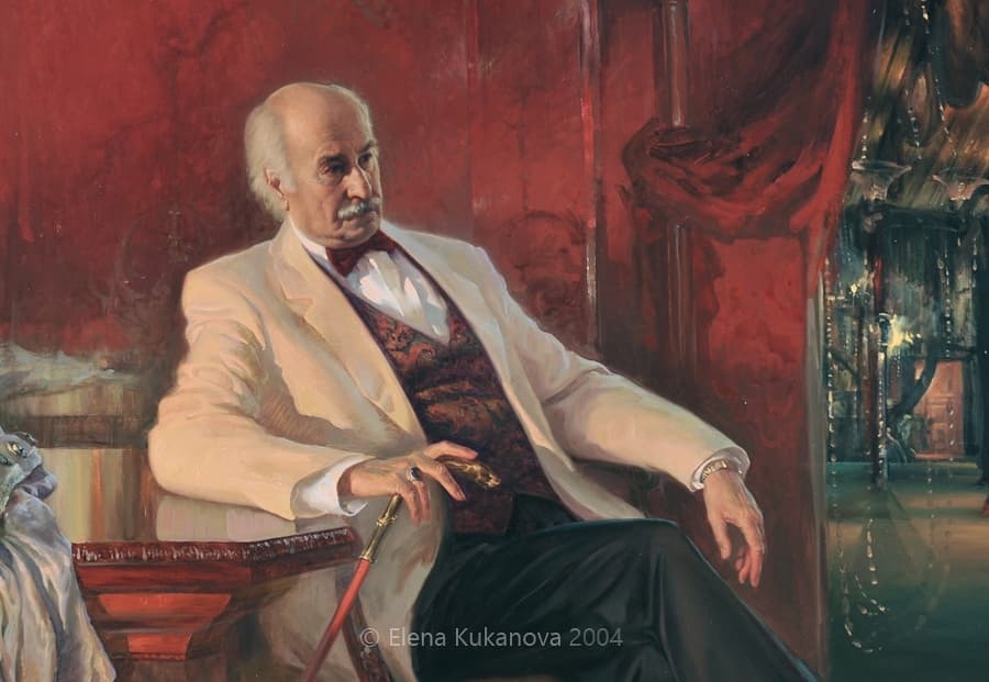 Портрет Зельдина - фрагмент