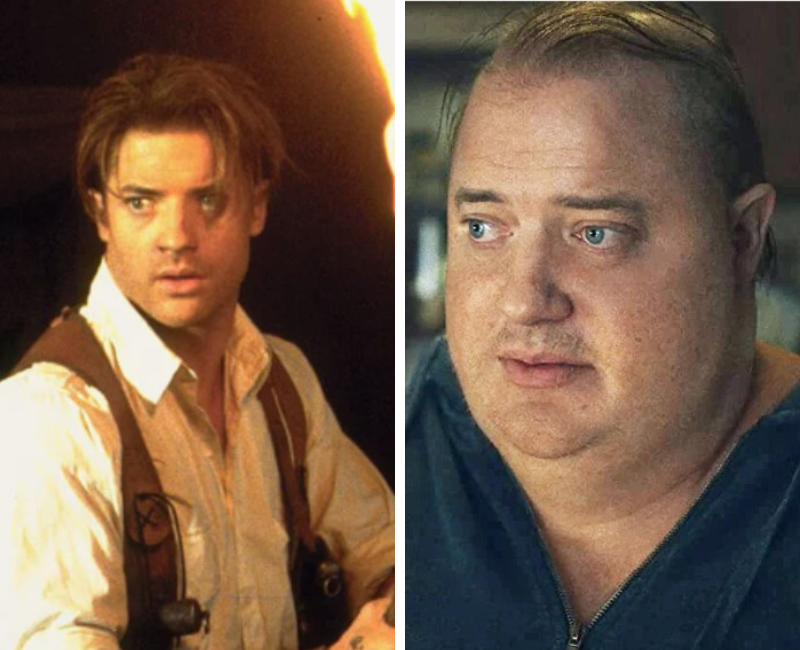 Брендан Фрейзер в фильмах "Мумия" и "Кит"