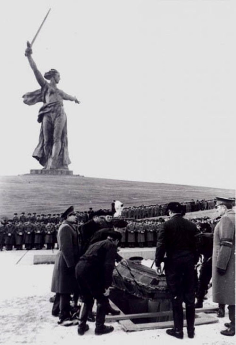 Похороны В.И. Чуйкова в Волгограде. Март 1982 года