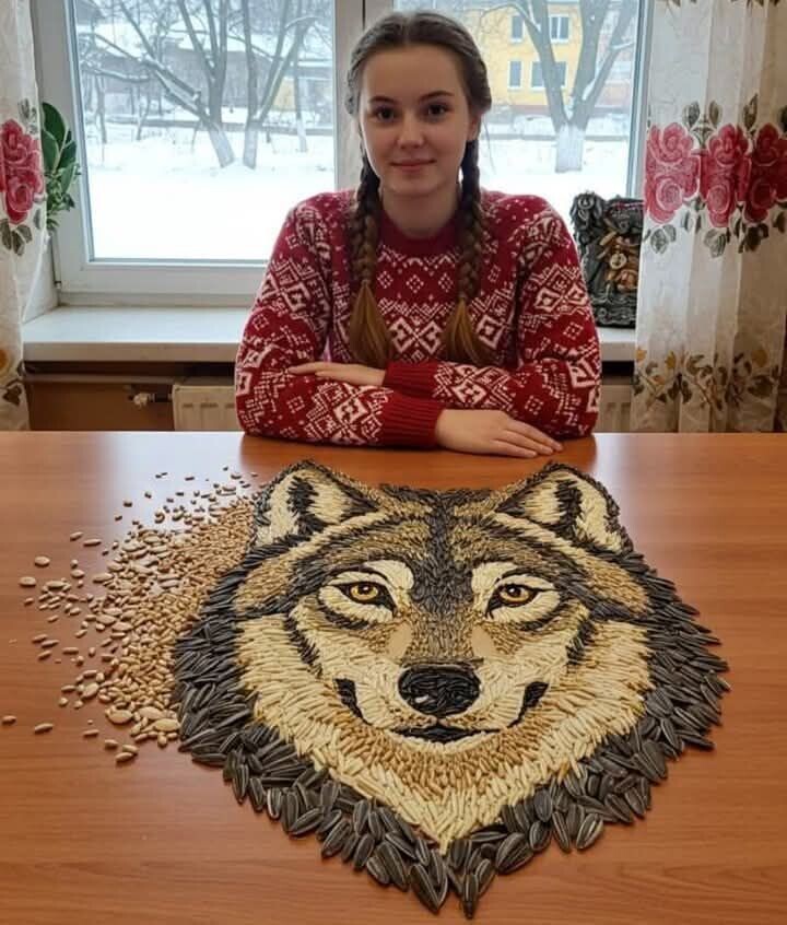 Из семечек и зёрен!