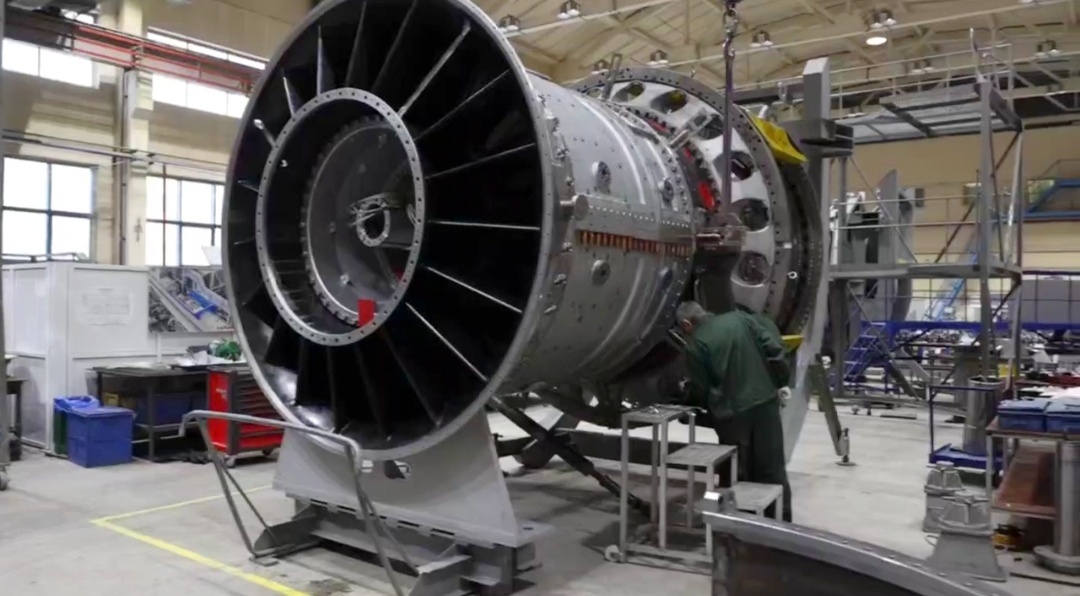 ГТД-110М. Изображение взято из видеоматериалов Ростех в виде скрина и преобразовано в фото