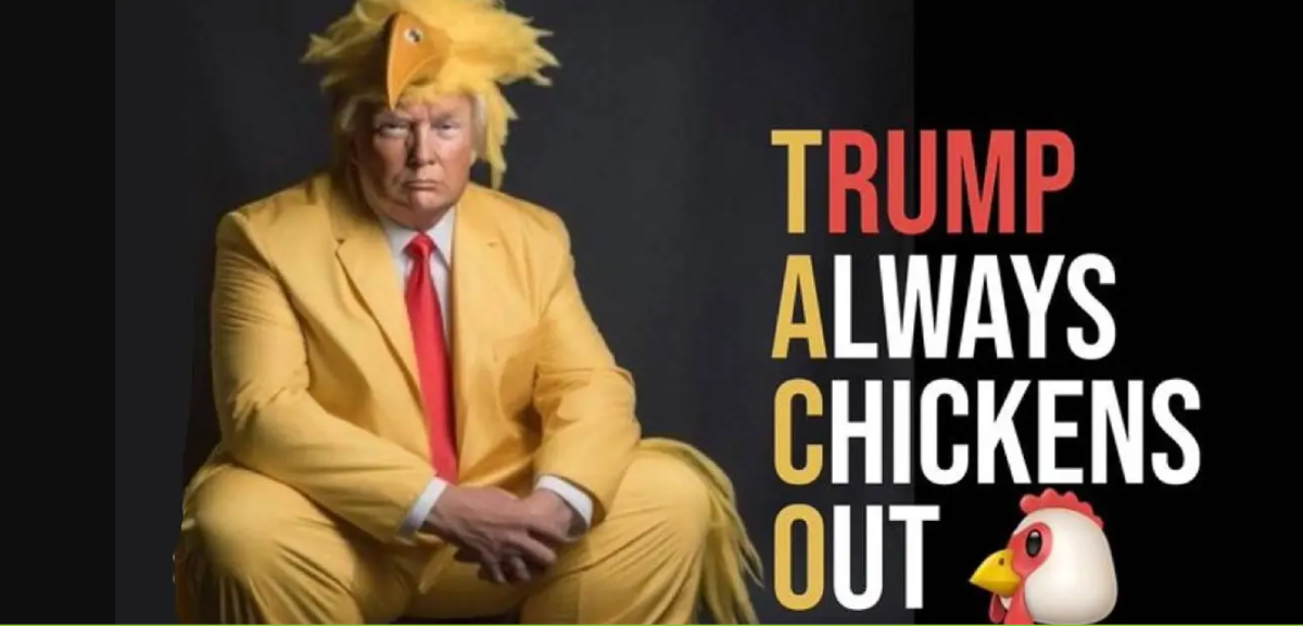 "Трамп всегда сдаёт назад" западные мемы на угрозы Донни