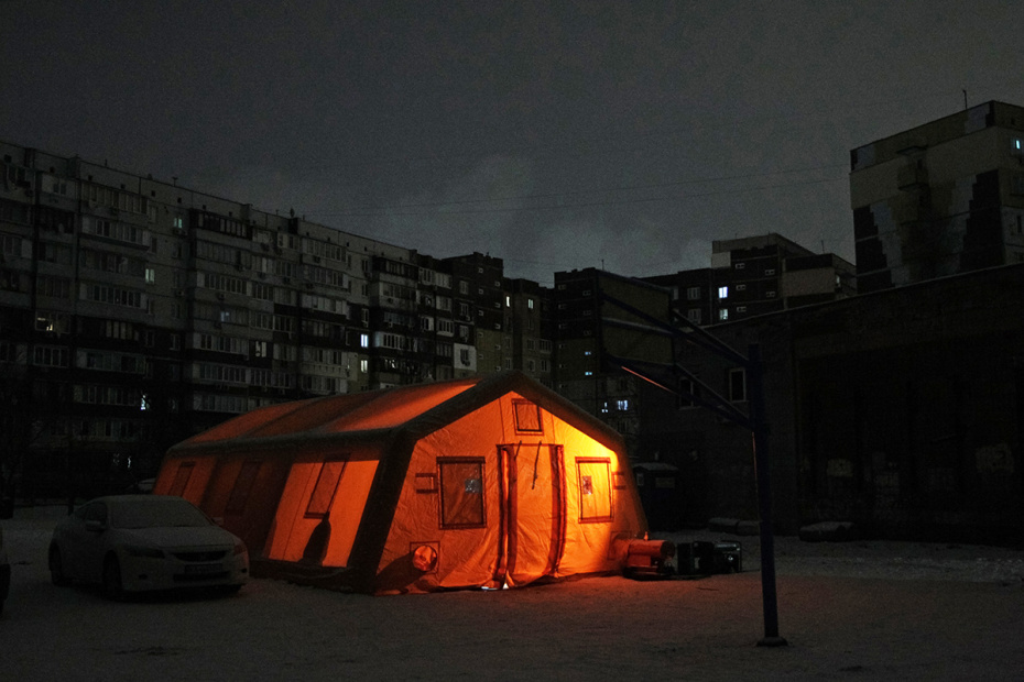 Отапливаемая палатка в Киеве