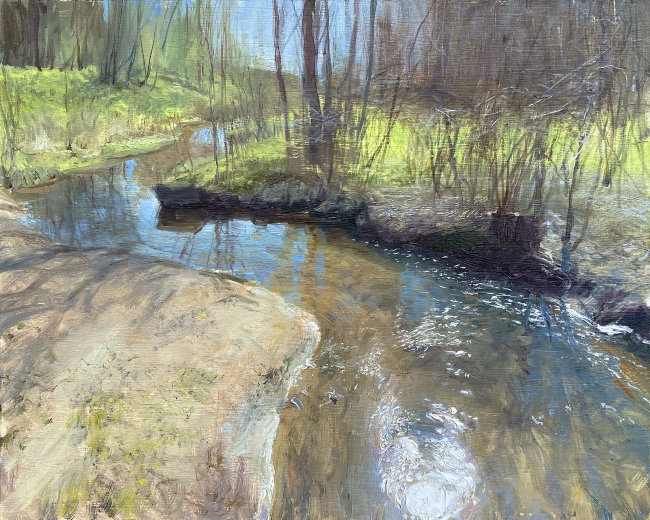 Танец света. 50х40. Холст. Масло